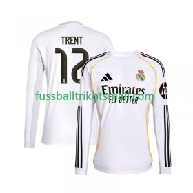 Fußballtrikots Real Madrid Trent Alexander-Arnold 12 2025-2026 Langarm Heimtrikotsatz kaufen
